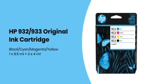 HP Cartridge 932 Black Original Ink Untuk Printer Officejet Hasil Cetak Tajam Awet Hemat Terpercaya
