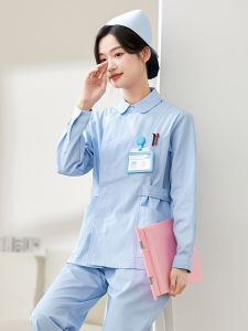 XINSILU | Summer Short Sleeve Lightweight Long Sleeve Dental Guide Nurse Uniforms Separate Sets