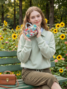 LeSportsac | New Powerpuff Girls Series All-Over Print Cute Leisure Clutch for Women