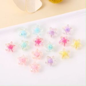 ดาวสอดไส้ เคลือบโฮโลแกรม ขนาด 12mm รูบน รูขนาด 2mm อุปกรณ์เสริมงานฝีมือ งาน DIY ใช้สำหรับร้อย พวงกุญแจ ที่ห้อยกระเป๋า ที่ห้อยโทรศัพท์