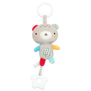 Đồ Chơi Lục Lạc Mềm Mại Cho Bé Với Núm Ngậm Răng Dùng Cho Xe Đẩy Ghế Ô Tô Cũi - Đồ Chơi Treo Cho Trẻ Sơ Sinh Hỗ Trợ Phát Triển Quà Tặng Hình Thú