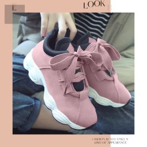 Sut Com Shoes LH Shoes รองเท้าผ้าใบแฟชั่น เกาหลี เกาใจมากแม๊ พื้นหนาเสริมส้นสุดปัง นิ้มใส่สบาย จะงานไหนๆ สวมใส่ก็เริ่ด