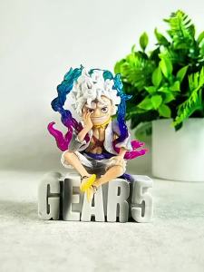 Bandai | New 10cm Mini One Piece Y z Luffy Gear 5 Action Figure Nika Statue Anime Figurine Pvc Model Doll Collection Toy Gift Kids