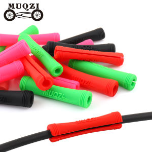 MUQZI 4/8 Chiếc Cao Su Bảo Vệ Cho Phanh Dịch Chuyển Cáp Thủy Lực Vòi Nhà Ở 4Mm/5mm Khung Bảo Vệ Cáp Phụ Kiện Xe Đạp