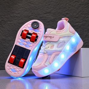 LIWAN | Invisible Four Wheeled Retractable Brake Roller Skates