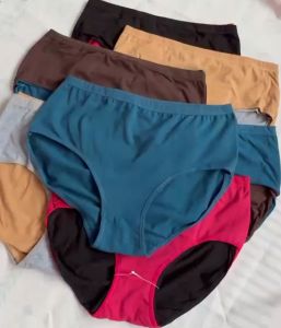 2 Pcs 2XL-6XL Up to 150kg Seluar Dalam Perempuan Angkat Punggung Cotton Plus Size Women Panties 大码提臀内裤 02248