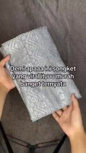Rok Span Songket Pinggang Karet Kiri dan Kanan Seragam Pesta