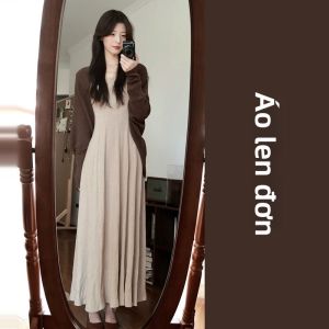 BIFEIMENG | Bộ Đầm Len Kiểu Hàn Quốc Thời Trang