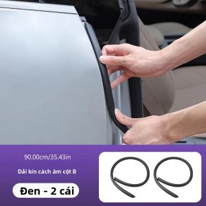 SEAMETAL | SEAMETAL 2 Chiếc Đa Năng Ô Tô Xe Dải Dán Cửa B Trụ Cột Cao Su Niêm Phong Dải Cách Âm Bảo Vệ Miếng Dán Cho Xe Cửa