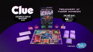 Hasbro Gaming Cluedo Treachery at Tudor Mansion Escape and Solve Mystery Board Game