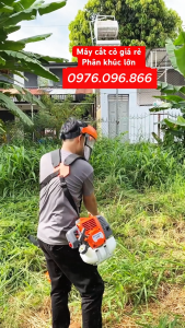 Máy cắt cỏ đeo vai Husqvama 543 Nòng 41 động cơ 2 thì 1.5Kw máy cắt cỏ đeo vai bảo hành 12 tháng