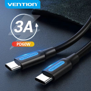 Vention | Vention PD 60W USB C to USB Type C Cable Fast Charge Quick Charge 4.0 USB-C Data Cable for Macbook Pro Huawei P30 Samsung S20