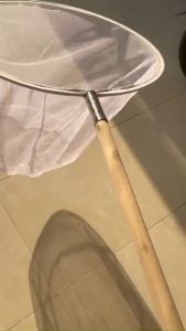 Vợt Cá siêu to vành 60Cm sâu 60Cm cán cây dài 60Cm tháo rời được lưới to bắt cá lớn vợt châu chấu côn trùng bướm.