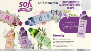Sof & mmmmm Concentrated Fabric Conditioner 1000ml