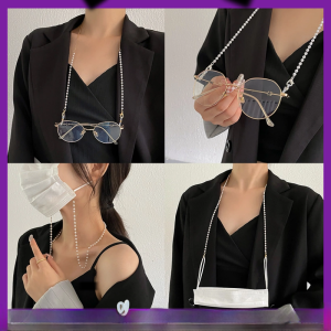 Anti-Loss Pearl Chain Earphone Lanyard Mask Neck Strap Decorative Chain Fashionable Accessory Glasses Chain Popular Online