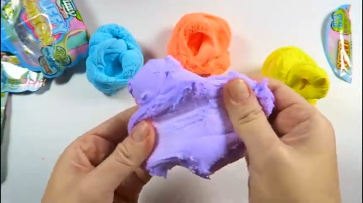 Lumpy Slime Slimy Puffy Cotton Lollipop Slime Assortment Pack - Assorted Colour ...