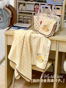 ผ้าขนหนูอาบน้ำขนแกะสีชมพู ผ้าขนหนูเด็ก ผ้าห่มหลังอาบน้ำ แห้งเร็ว ไม่มีขนหลุด ผ้าขนหนูสำหรับเด็กและเยาวชน