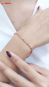 Gelang Emas Rantai Polos Valency J5 Ismoyo
