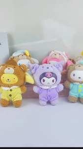 [SG STOCK]Sanrio Enamel Plush Latte Baby Series Blind Box Gifts Figure Ornaments Kid Gift