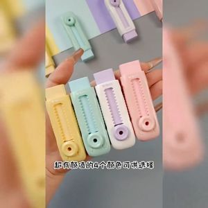 Creativity Retractable Macaron Color Push Pull Eraser Student Exam Drawing Correction Stationery