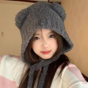 PrettySet: Teddy Bear Ear Hat - A Versatile Winter Accessory
