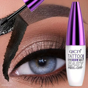 Tearable Eyebrow Gel Eyebrow Cream Waterproof Long Lasting Tattoo Easy Peel Off EyeBrow Gel Sweat Resistant Waterproof Cosmetics