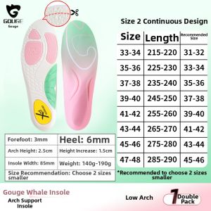 Professional Flat Feet and Inward/Outward Turn Support Insoles