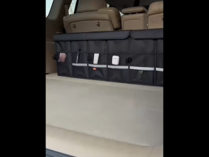 Multi-Purpose Car Trunk Organizer 72L Large Capacity Collapsible Trunk Storage Box Waterproof