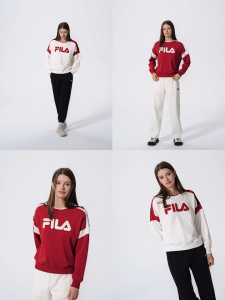 FILA CORE LIFESTYLE FILA ORIGINALE WINTER TENNIS CLUB Women Sweatshirt (Red)