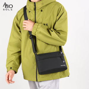 ABOSOLE กระเป๋าสะพายข้างกระเป๋ากระเป๋าสะพายบ่าของผู้ชายแฟชั่นกระเป๋าความจุขนาดใหญ่ไม่เป็นทางการกระเป๋าสะพายข้างกันน้ำกระเป๋าถนนกีฬาสันทนาการสำหรับนักศึกษา