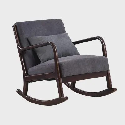 QIUZHISE | Ghế Sofa Ghế Lười Đong Đốc Gỗ Rắn