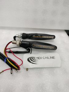 Lampu Sein Segitiga 2Warna - Lampu Led Sen Motor Universal - Lampu Sen Plus Senja Segitiga 2Tone - Lampu Sein Led Plus Senja harga 2biji - Lampu Sein Running - Lampu Sen Running 027