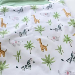 Wetbag For Baby Diapers Nappies Waterproof Reusable Diaper Bag With Two Zipper 30cmx40cm