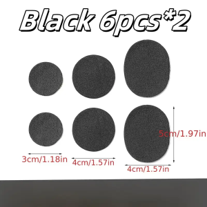 12pcs Self-Adhesive Shoe Patches - Repair Side Holes Fix Inner Soles & Cover Heel Wear Durable Scratch-Resistant Sneaker Mendi