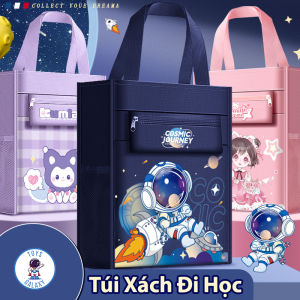 Túi Đựng Sách Kuromi / Công Chúa / Capybara - Chống Thấm Nước Dung Tích Lớn Dùng Đi Học / Chơi