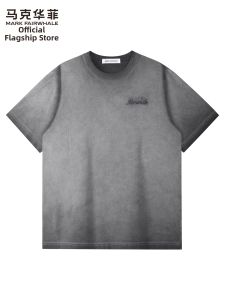 Mark Fairwhale | Cotton Short Sleeve T-shirt Men Summer New Streetwear Round Neck Top