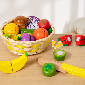 Sticky Magic Tape Cut & Play Fruits and Vegetables Kitchen Toy