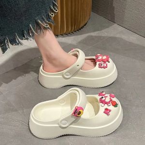 Tsion ใหม่ สุดฮิต รองเท้าแตะสไตล์เกาหลี มาพร้อمตัวการ์ตูนติดพี่หมี สีชมพูน่ารักม๊ากก 4 สี โทนพาสเทล ทำจากวัสดุยางคุณภาพดี ใช้งานสูงสุด การออกกำลังกายไม่ค่อย