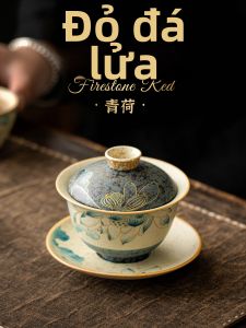 TANGFENG | Bộ Trà Gaiwan Sứ Chống Nóng