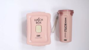 Lunch Box Set + Botol Minum Food Grade Premium