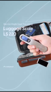 Mediatech Premium Digital Luggage Scale For Travel / Timbangan LS-220 / Timbangan Koper Digital - 470014