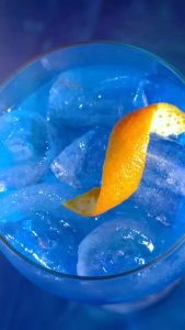 Blue Lagoon Syrup Delifru 1 Liter - Sirup Jeruk Biru Premium