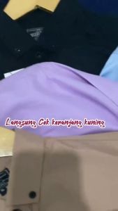 Kemeja Pria Polos Warna Biru Bca Biru Elektrik Lengan Panjang Pendek Hem Cowok Kain Katun Halus