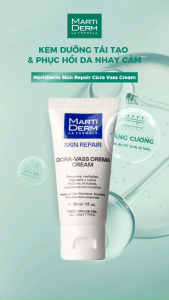 Kem Dưỡng Tái Tạo & Phục Hồi Da Nhạy Cảm - MartiDerm Skin Repair Cicra Vass Cream