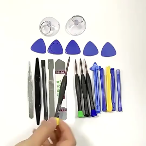 Alat Pembaikan Telefon Mudah Alih 25-dalam-1 Set Pemutar Skru Pembaikan DIY Kit Pembukaan Skrin Komputer Riba