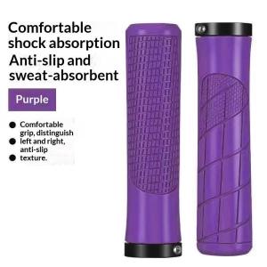 EELHOE | New Black Bicycle Handlebar Grips Anti Slip Texture Shock Absorbent For Mountain Biking Road Cycling