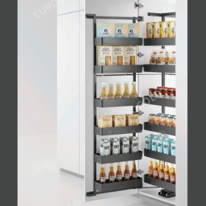 Tủ kho 6 tầng cánh mở Eurogold EUM6L450 cho tủ rộng khoảng 450mm giải pháp lưu trữ đồ khô gọn gàng