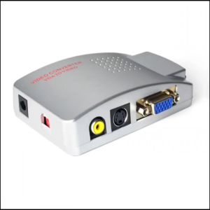 1080P FULL HD VGA TO RCA VIDEO CONVERTER 1080P PC TO TV VIDEO CONVERTER VGA to AV VIDEO CONVERTER