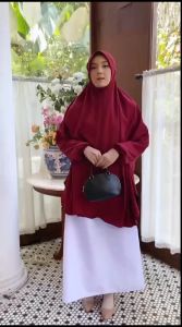 RAFIRA HIJAB PET - Bergo Lengan Jumbo PET Sultan Free Cadar (COD)