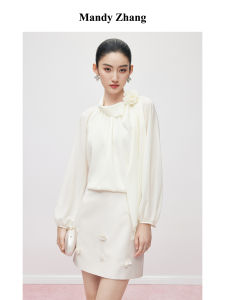 Elegant Ruffled Long Sleeve Blouse